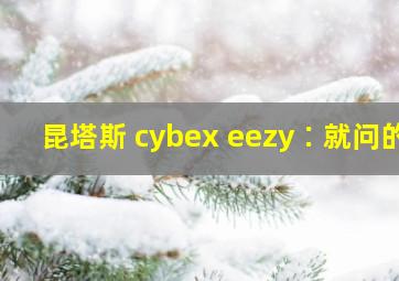 昆塔斯 cybex eezy∶就问的